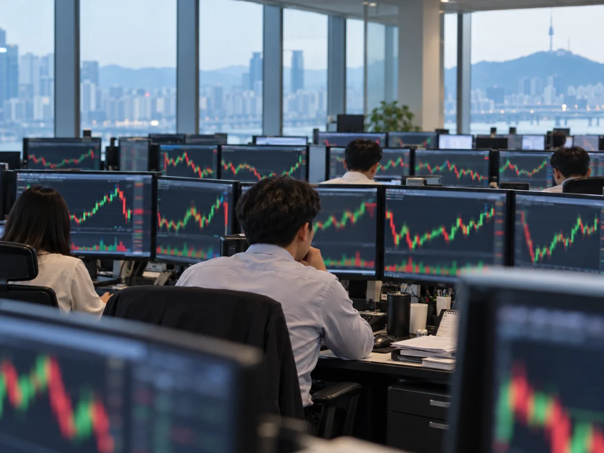 FOMC 금리 동결 확률을 보여주는 트레이딩 모니터