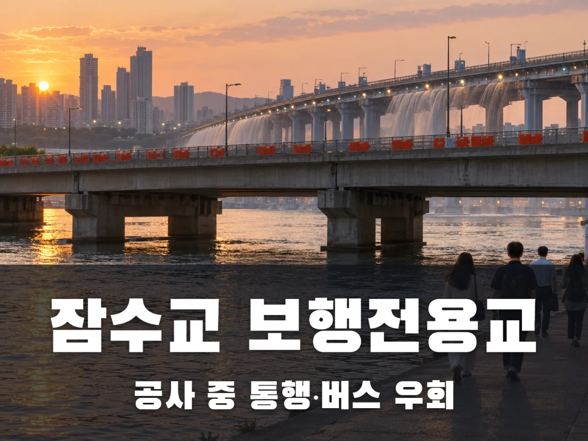 잠수교 보행전용교 전환 썸네일