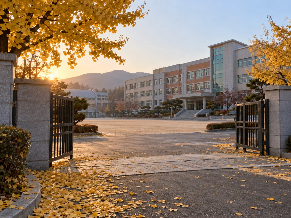 수능 스마트안경 대응 시험장 학교 전경