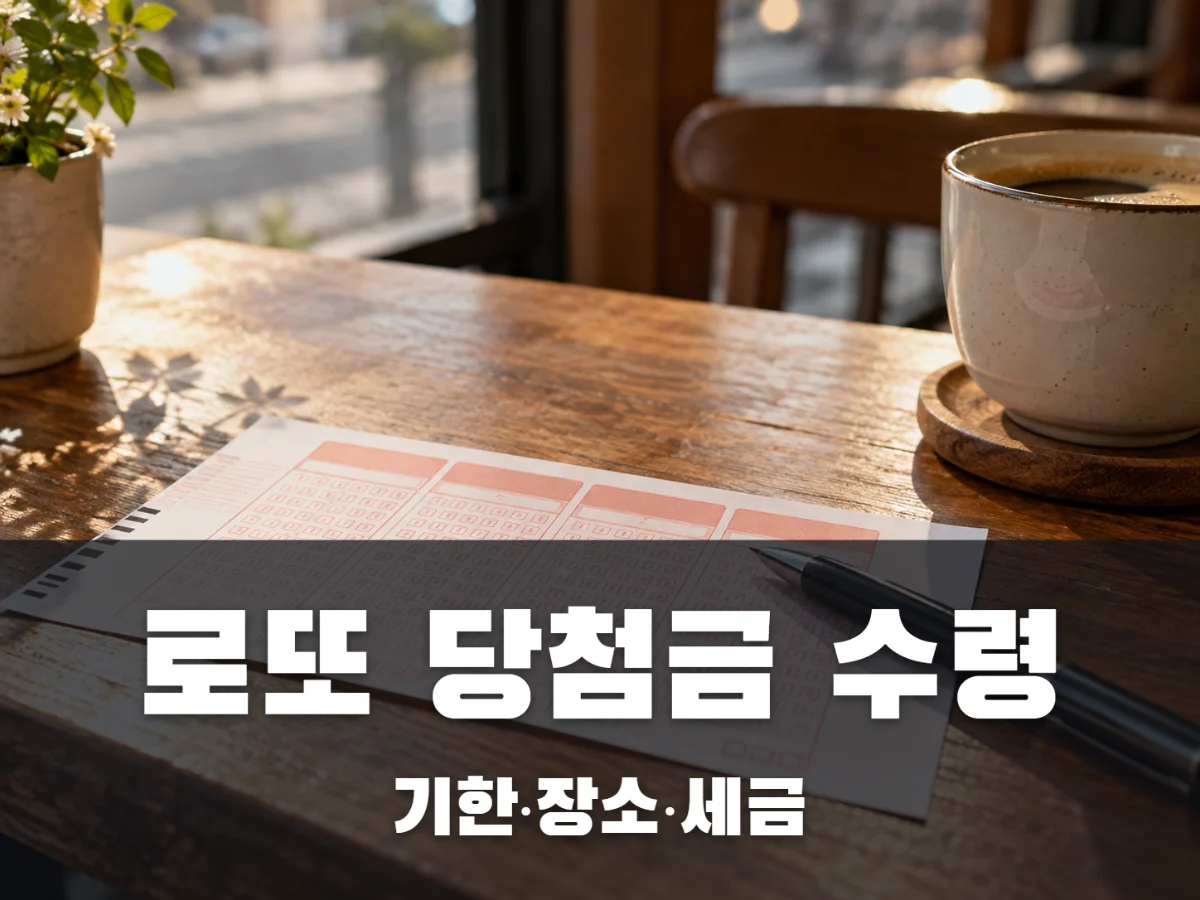 로또 당첨금 수령기간 썸네일